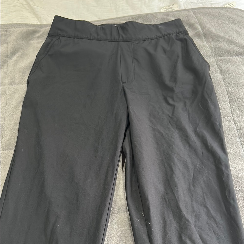 Tommy Bahama Black Dress Pants with Flat Front Design